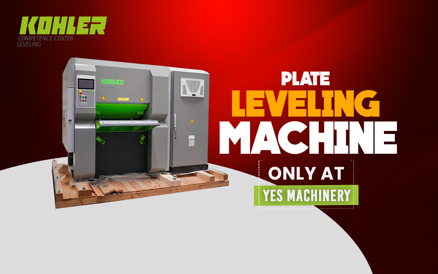 Plate Leveling Machines, only at YES Machinery